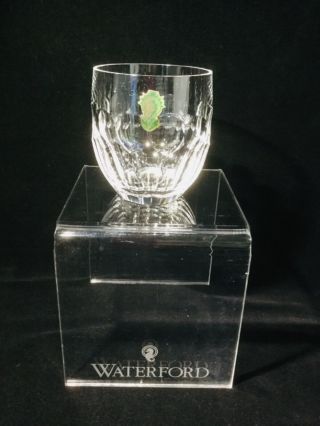 Waterford Old Fashioned Curraghmore (cut) Crystal Glass 3 1/2”.  2237