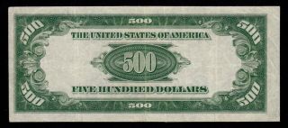 Vintage U.  S.  1934A $500 York Five Hundred DOLLAR BILL Fr.  2202 1000 0397908A 3