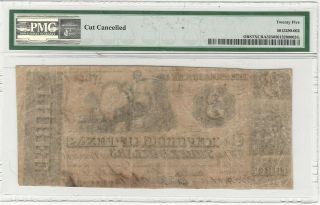 Texas,  Republic of,  Austin,  Cr.  - A03 Red Back Chg Note $3 A,  July 1,  1841 PMG25VF 2