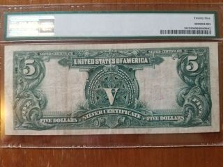 AC Fr 281 1899 $5 Silver Certificate PMG 25 CHIEF NOTE 2