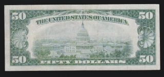 US 1928 $50 Gold Certificate FR 2404 VF - XF (120) 2