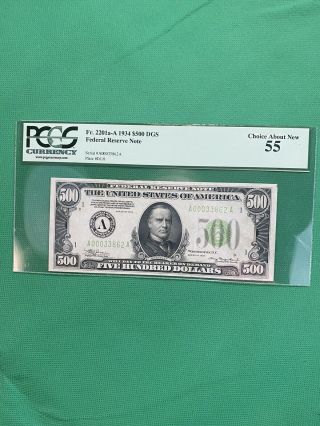 500 Dollar Bill Pcgs Graded