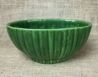 Green Art Pottery Planter By Haeger 4020 Oval