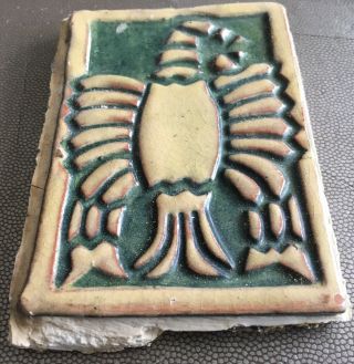 Henry Mercer Moravian Pottery & Tile,  Zodiac Tile,  Scorpio 2
