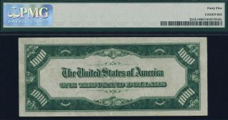 Fr.  2212 1934A $1000 Federal Reserve Note Kansas City PMG 45 2