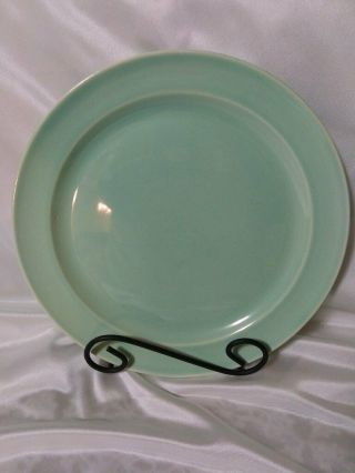 Luray Pottery Pastel Plate In Green