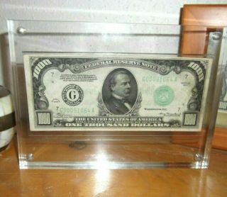1934 A $1000 Dollar Bill In Gorgeous Frame