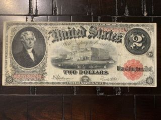 Series 1917 Large Size Two Dollar $2 United States Bank Note