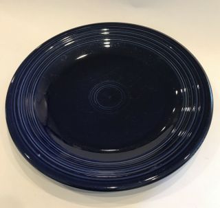 Fiestaware Homer Laughlin Co.  Cobalt Blue Dinner Plate Dark Blue Fiesta
