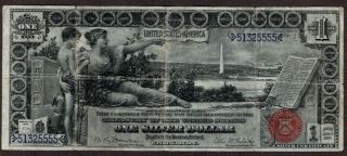1896 $1 Silver Certificate,  Fr 225,  Vf