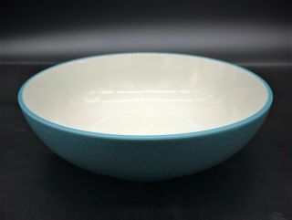 Noritake Colorwave Stoneware Rim Turquoise 7 " Soup Cereal Bowl,
