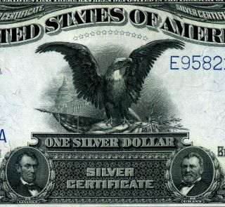 Fr - 235 1899 $1 Silver Certificate Gem - Unc - Plus ( (black Eagle))  95821089.