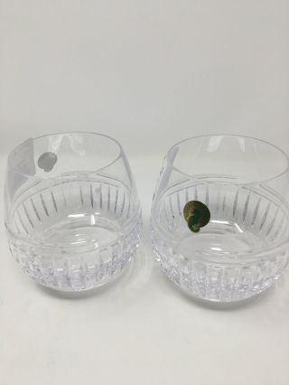 Waterford Crystal Stemless Wine Glasses Set Of 2