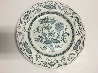 Vintage Royal China Cavalier Blue Onion Dinner Plate