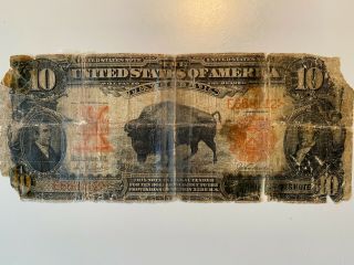 1901 $10 Bison United States Note