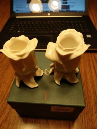 Lenox Rose Hand Crafted Candle Stick Holders 91709 26505