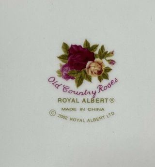 Broken Royal Albert Old Country Roses Platter - Good For Crafts or Mosaics 3