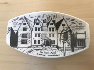 The Lygon Arms - Broadway,  Worcestershire - Porcelain Dish - Plate - Bone China