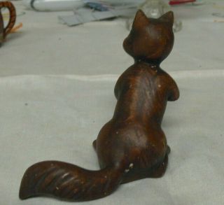 Vintage Brown Treasure Craft Squirrel with Nut Figurine 2