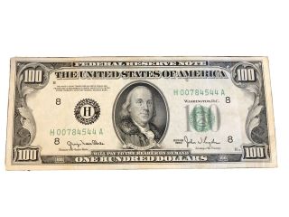 1950 - A $100 Hundred Dollar Bill,  St.  Louis Missouri