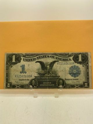 1899 Black Eagle $1 Silver Certificate Large Note -