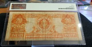$20 Gold Certificate Series 1922,  PMG Very Fine 15 2