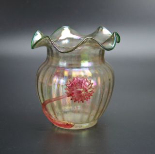Loetz Kralik Art Nouveau Jugendstill Iridescent Vase C1900
