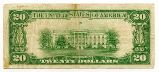 1928 $20 Gold Certificate - Twenty Dollar Currency Note - United States - BK315 2
