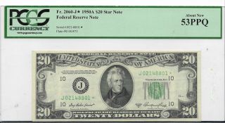 Pcgs 53 Ppq 1950 A $20 Federal Reserve Note - Kansas City - ⭐⭐⭐ Star Note ⭐⭐⭐