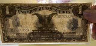 1899 $1 One Dollar Silver Certificate Black Eagle Circulated Note 3