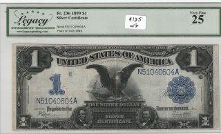 Fr.  236 1899 $1 Silver Certificate Vf