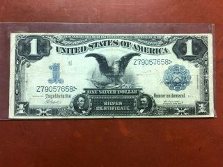 Series Of 1899 1.  00 One Dollar Silver Certificate " Black Eagle " Large Note