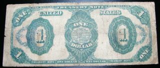 FR.  351 1891 $1 ONE DOLLAR “STANTON” TREASURY NOTE Large Size Currency US 2