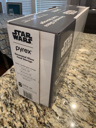 Pyrex Disney Star Wars The Child Baby Yoda 8 Piece Glass Food Storage Set 2