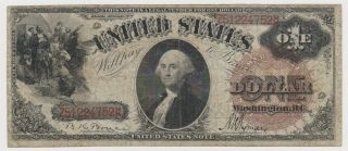 Large Size Note 1880 Legal Tender $1 One Dollar Bill F - 30