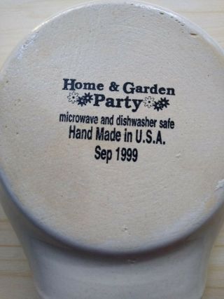 Home And Garden Party Magnolia Spoon Rest Holder.  Hand made in USA 1999. 3