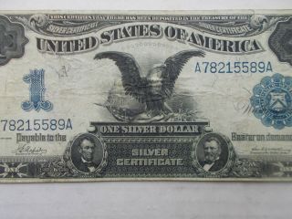 1899 Black Eagle $1 Silver Certificate Large Note 2