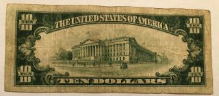 1929 Fine $10 National Currency 1431 First Nat Bank of HAGERSTOWN MD.  B001553A 2