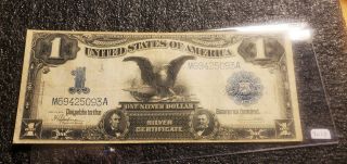 $1 Dollar 1899 Black Eagle Silver Certificate Higher Grade