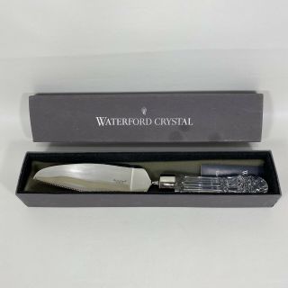 Waterford Crystal 12 " Cake Server Knife Stainless Steel Box