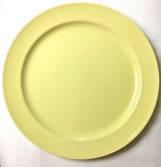 Vintage T.  S.  & T.  Lu - Ray Pastel Yellow 10 " Dinner Plate 1940 