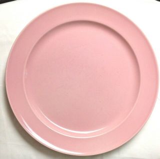 Vintage T.  S.  & T.  Lu - Ray Pastel Pink 10 " Dinner Plate 1940 