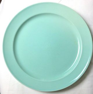 Vintage T.  S.  & T.  Lu - Ray Pastel Green 10 " Dinner Plate 1940 
