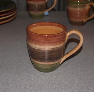 Vietri - Italy - Foresta - Brown Mug 4 " - Hand Painted
