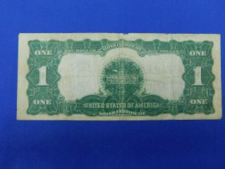 Series of 1899 $1.  00 Silver Certificate Black Eagle One Dollar Note (153) 2