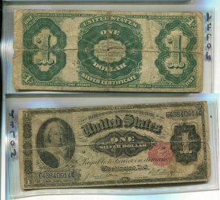 1891 $1 Martha Washington Large Size Currency Note Vg 4870n