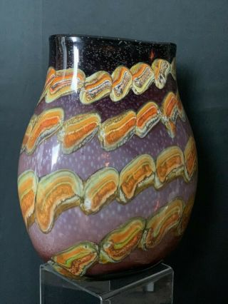 Large Mid Century Vintage MURANO Italian Vase - Approximately 12 