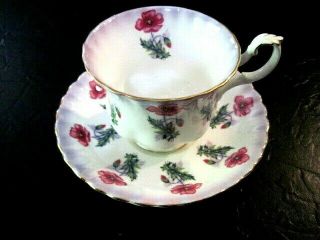 Royal Albert Tea Cup And Saucer Pink Floral 4469 - England