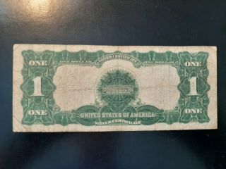 1899 $1 One Dollar Silver Certificate Black Eagle Circulated Note 2