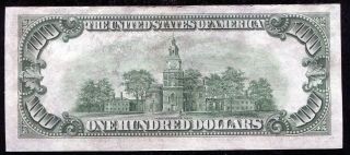 1934 $100 ONE HUNDRED DOLLARS FRN FEDERAL RESERVE NOTE PHILADELPHIA,  PA AU 2